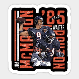 Jim Mcmahon Walter Payton Chicago Duo Sticker